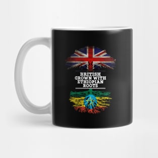 British Grown With Ethiopian Roots - Gift for Ethiopian With Roots From Ethiopia Mug